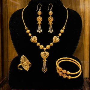 Premium Quality Gold Plated Jewellery Set.