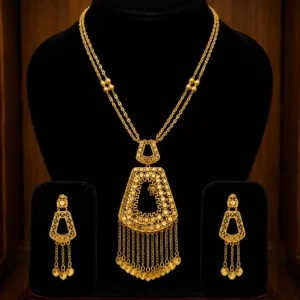 Premium Quality Gold Plated Jewellery Set.