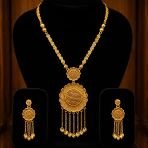 Premium Quality Gold Plated Jewellery Set.